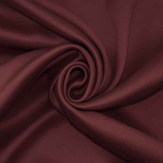Sun Zero Nordic 2-pack Theater Grade Extreme 100% Blackout Grommet Curtain Panel Pair, 52" x 63", Wine