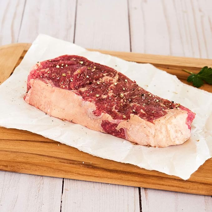 Nebraska Star Beef Prestige Steaks - 12 Packs with Signature Seasoning (12-8oz NY Strips)
