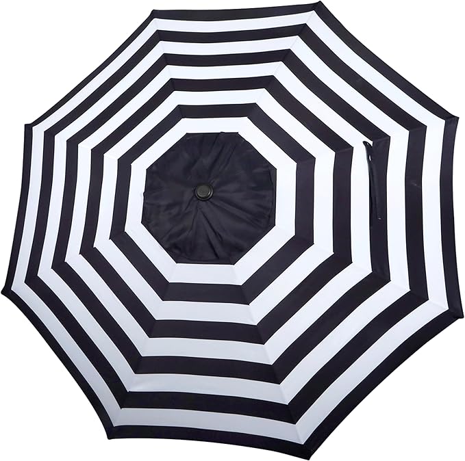 Blissun 9ft Patio Umbrella Replacement Canopy, Market Umbrella Top, Outdoor Table Umbrella Canopy for 8 Ribs, Canopy Only