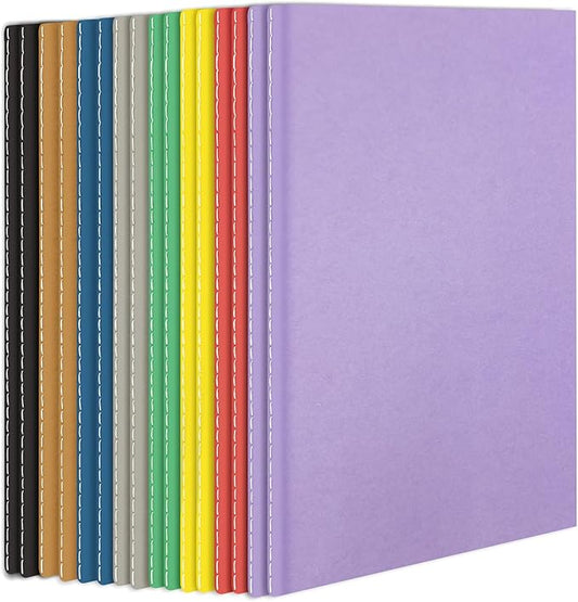 16 Pack Blank Books for Kids - 5.5"x 8.3", 60 Pages - Small Journals Bulk, Girls Notebooks for Drawing & Writing, Sketchbooks w/Colorful Soft Cover, Unlined Paper, A5 Travel Size