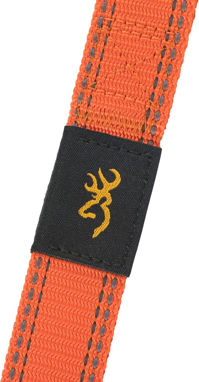Browning Classic Dog Leash, Safety Orange, 6ft x 1in