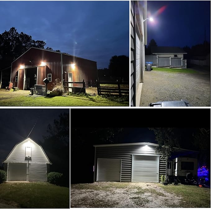 120W LED Barn Light,Dusk to Dawn Outdoor Lighting with Photocell and Mount arm, 5000K Daylight 15600LM,IP65 Waterproof Adjustable Angle Outdoor Flood Light for Yard Garage Securtity Area