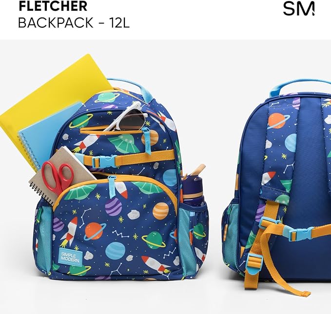 Simple Modern Medium Nickelodeon Viacom Kids Backpack for School Girls and Boys | Kindergarten Elementary Toddler Backpack | Fletcher Collection | Kids - 15" tall | TMNT Turtles Unite