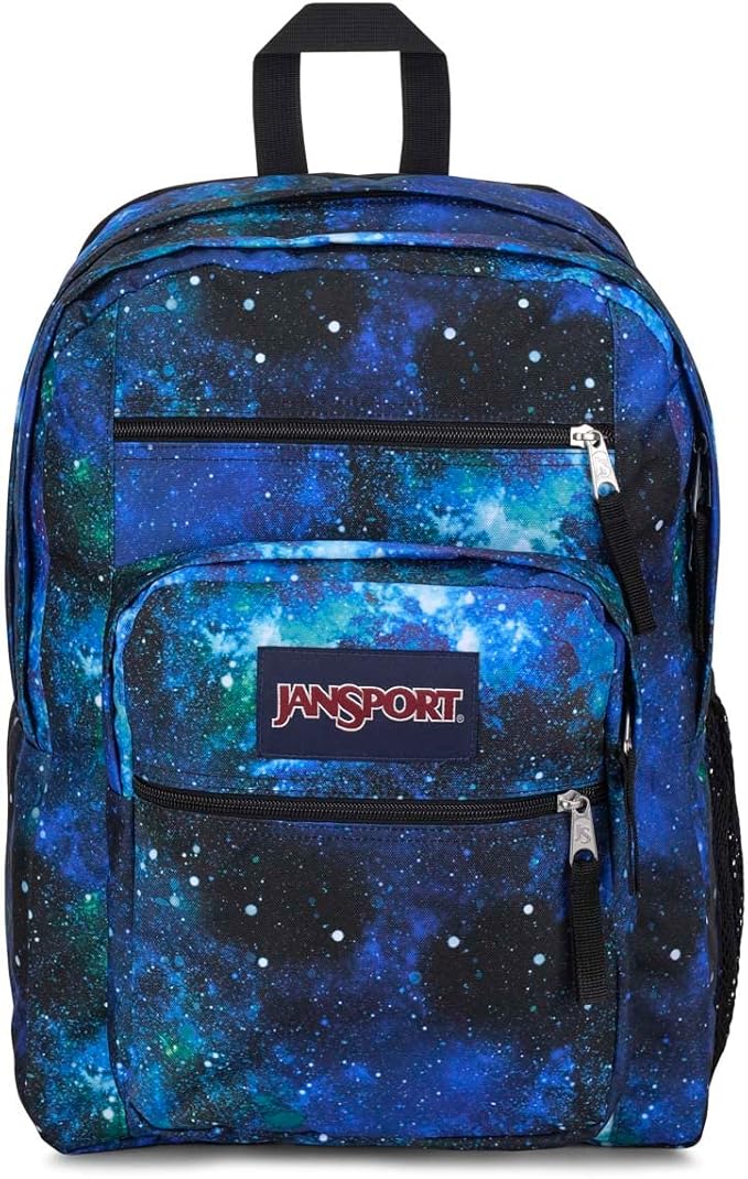 JanSport Laptop Backpack - Computer Bag with 2 Compartments, Ergonomic Shoulder Straps, 15” Laptop Sleeve, Haul Handle - Cyberspace Galaxy