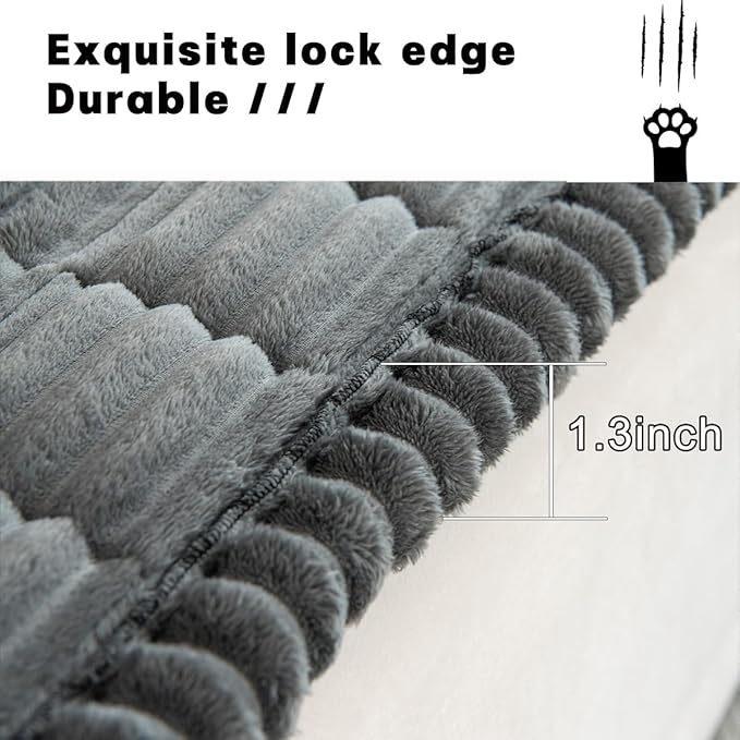 Non-Slip Dog Bed Mat for Car, Fuzzy Backseat Pet Mat, Travel Pet-Friendly Seat Cover for Cars, Compatible with Backseat Extenders and Seat Protectors 24.8x54 inch