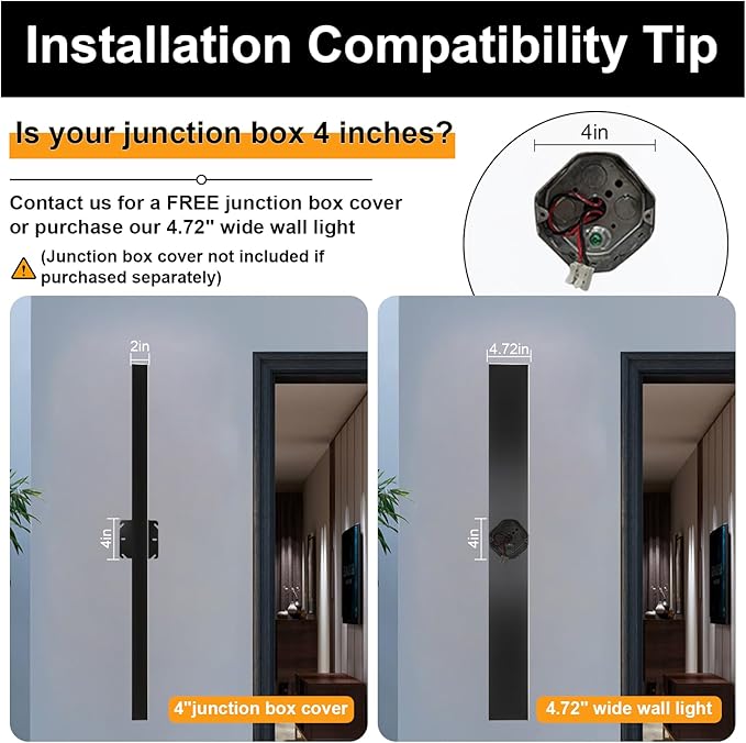 Modern Outdoor Wall Light, 2pack 70.8inch Black Exterior Lighting Fixture Wall Mount, IP65 Waterproof 3000K Porch Lights Wall Sconce,Long LED Linear Outside Lighting for House,Garage