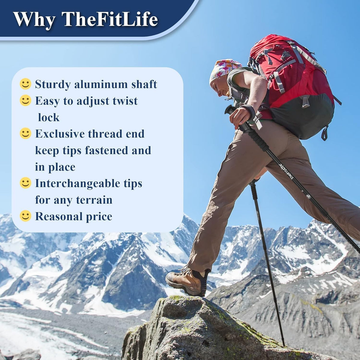 TheFitLife Trekking Poles