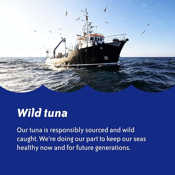 Chicken of the Sea Solid White Pure Tuna, 4 oz. Can (Pack of 4), Wild Caught, No Drain