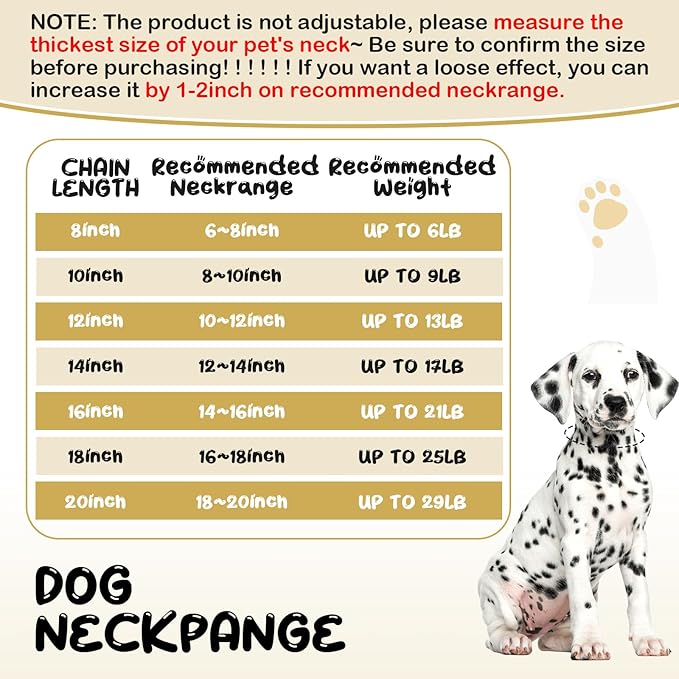 LEIFIDE Dog Chain Collar Diamond Link Puppy Collar 12 mm Wide Dog Necklace Metal Cat Chain Pet Crystal Necklace Jewelry Accessories for Small Medium Large Pet(20 Inch,Gold, AB Color)