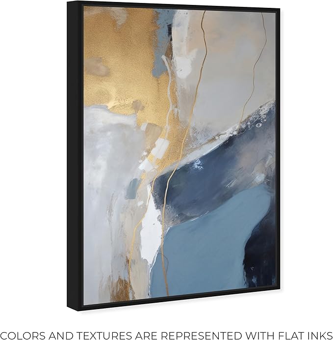 Art Remedy This Close Canvas Timeless Abstract Wall Art, Black Frame, 24" x 36"