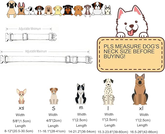 DOGWONG Easter Dog Collar-Cute Green Easter Bunny Dog Collar, Easter Egg Collars Puppy Collar Gifts with Quick Release Buckle for Girl&Boy Dogs,XL