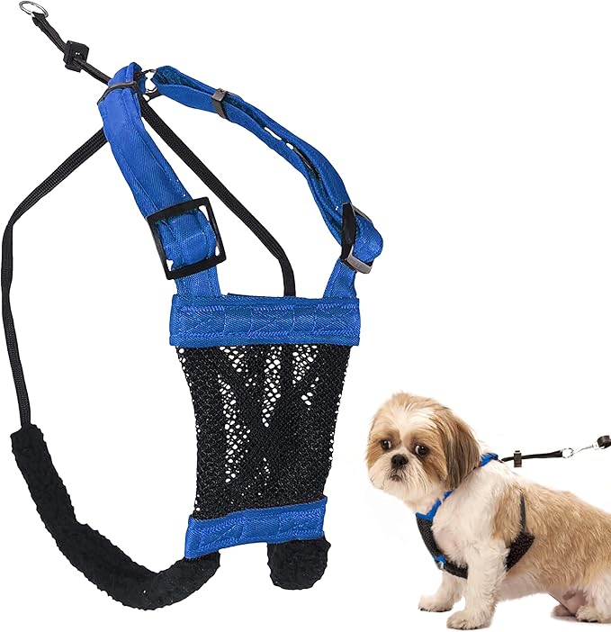SPORN Mesh Non Pull Dog Harness Small Blue, Perfect For Training-Stops Dogs from Pulling and Choking on Walks for Small, Medium and Large Dogs, Puppy Harness, No Pull Harness, No Choke Harness
