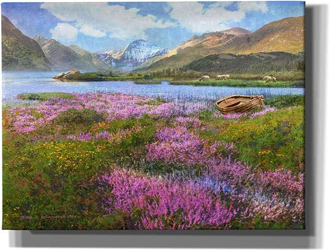 Epic Graffiti 'Heather Scotland' by Chris Vest, Canvas Wall Art, 26"x30"
