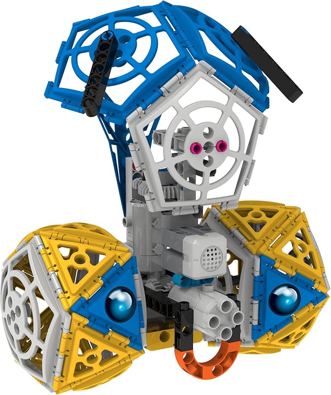 Thames & Kosmos Robotics: Smart Machines - Super Sphere STEM Experiment Kit | Build & Program a 9-inch Robotic Sphere + 6 Other Robot Models | Basic Coding | Color Manual | Requires Tablet, Smartphone