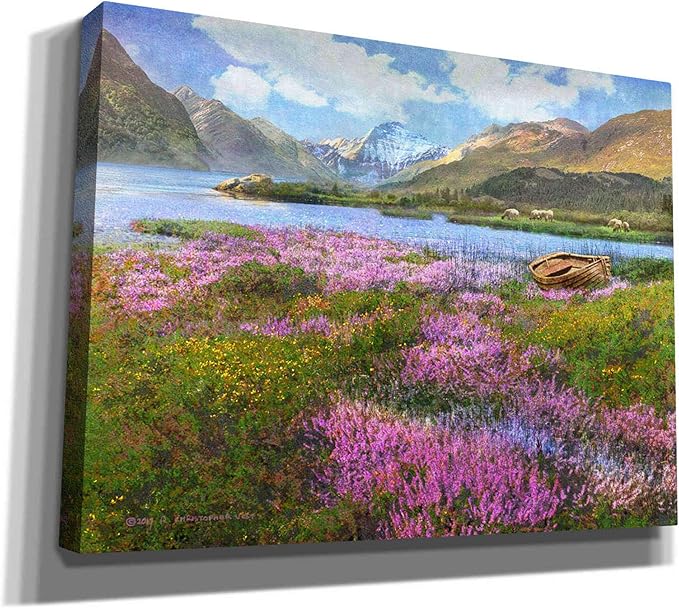 Epic Graffiti 'Heather Scotland' by Chris Vest, Canvas Wall Art, 54"x40"