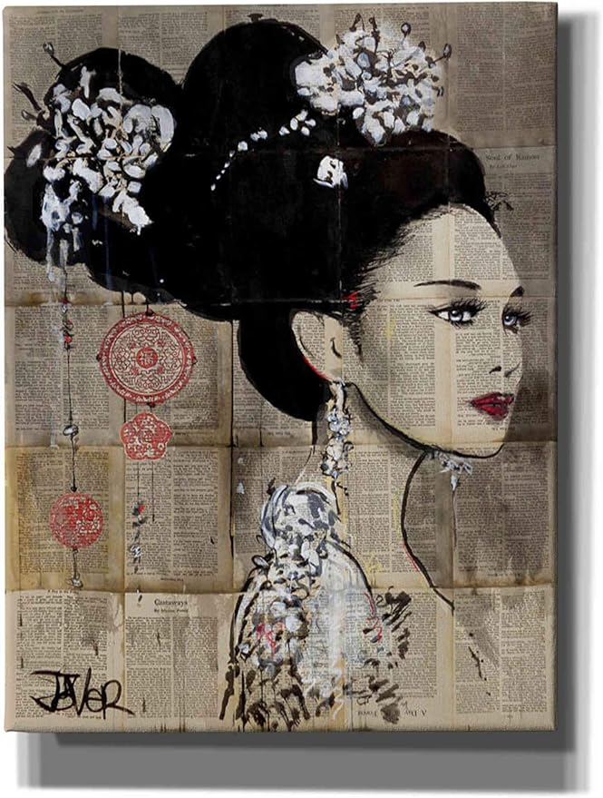 Epic Graffiti 'Yu' by Loui Jover, Canvas Wall Art, 26" x34'
