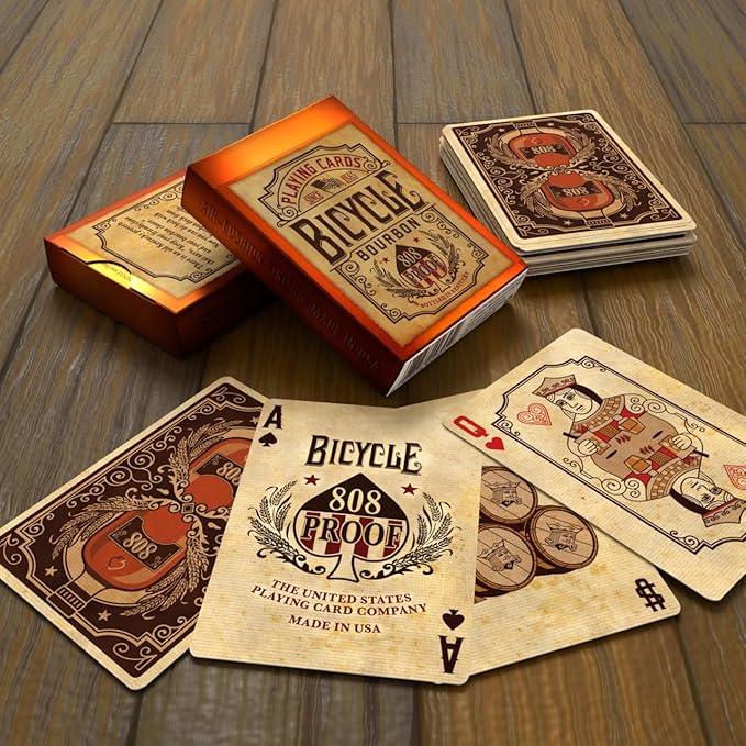 Bicycle Bourbon Playing Cards Brown'
