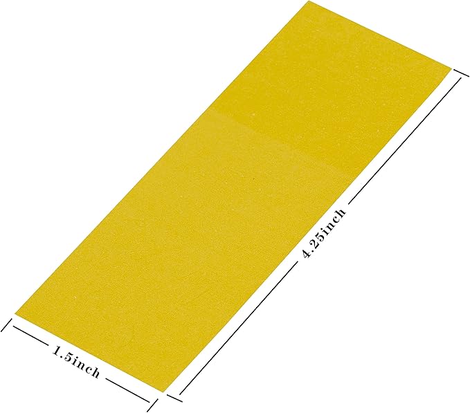 Germiwipe Paper Napkin Bands Box of 500,Napkin Rings Self Adhesive,Silverware Wraps Bands, Perfect for Birthday Parties, Weddings, Family Reunion & Events(Yellow-500pcs)