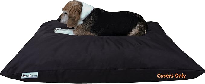 Dogbed4less Do It Yourself DIY Pet Bed Pillow Duvet Oxford Cover + Waterproof Internal case for Dog/Cat at Medium 36"X29" After Dark Color - Covers only