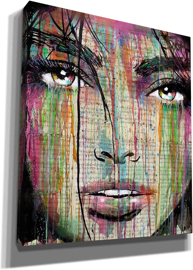 Epic Graffiti 'Dark Kisses' by Loui Jover, Canvas Wall Art, 26"x30"