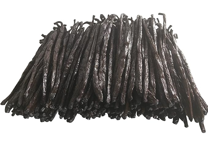 11 Madagascar Organic Vanilla Beans Grade A. Certified USDA Organic. ~6" by FITNCLEAN VANILLA for Cooking, Extract and Baking. Bourbon Fresh Gourmet NON-GMO Whole Pods