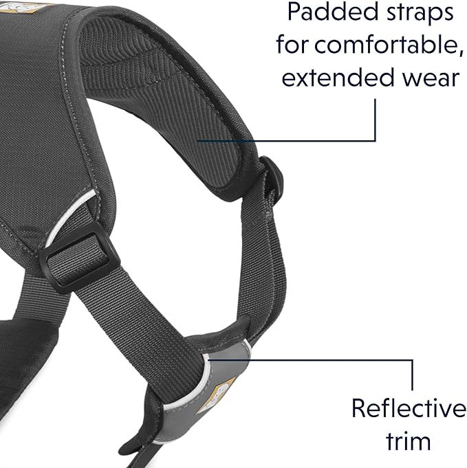 Ruffwear, Web Master, Multi-Use Support Dog Harness, Hiking and Trail Running, Service and Working, Everyday Wear, Twilight Gray, Large/X-Large