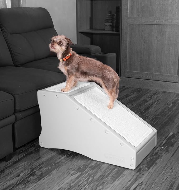 Pet Gear Stramp Stair and Ramp Combination for Dogs/Cats, Easy Step, Lightweight/Portable, Sturdy, Easy Assembly (No Tools Required) 1 Model, Available in 6 Colors