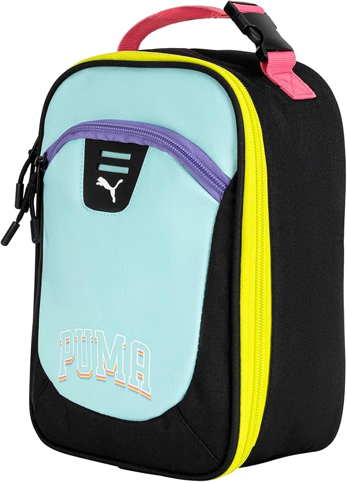 PUMA Unisex Kid's Rally Lunch Box, Safe Lake/Mutlicolor, Small