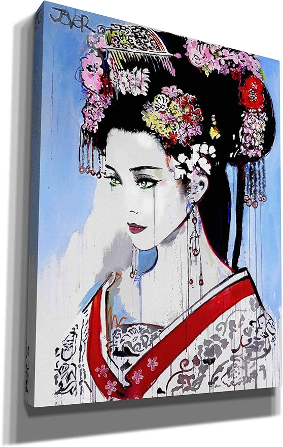 Epic Graffiti 'Empress' by Loui Jover, Canvas Wall Art, 26" x34'