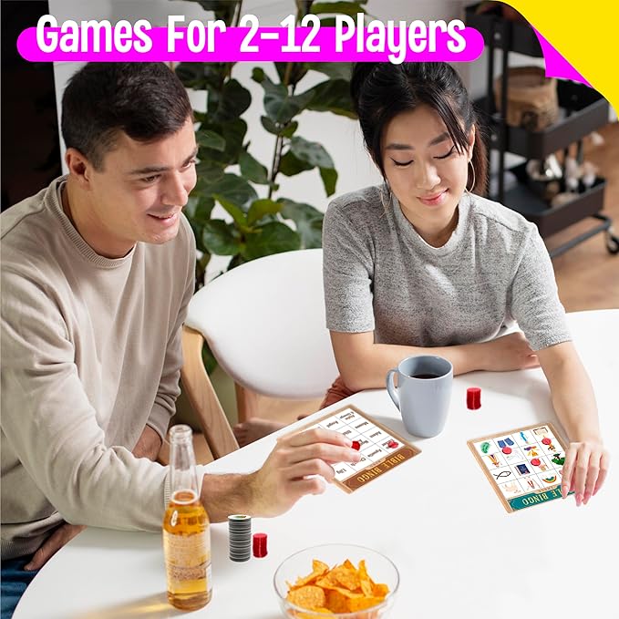 SpriteGru Bible Bingo Game, Multiple Players Bingo Game for Christian, Bible School Kids Christian Sunday Church
