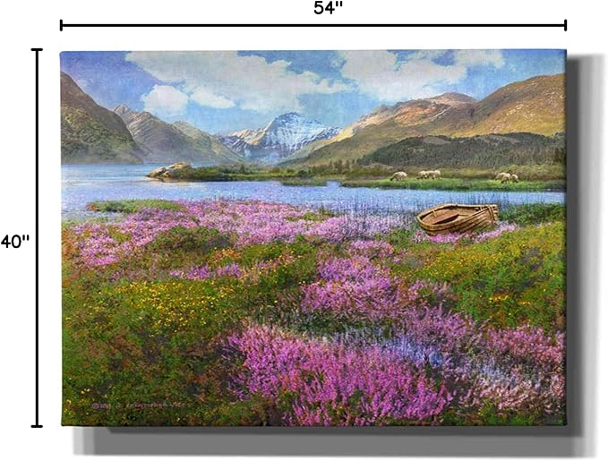 Epic Graffiti 'Heather Scotland' by Chris Vest, Canvas Wall Art, 54"x40"