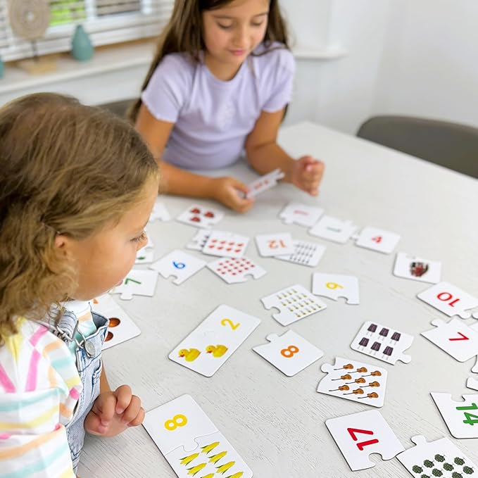 The Learning Journey: Match It! - Counting - 30 Piece Self-Correcting Number & Learn to Count Puzzle - Preschool Learning Toys - Award Winning Toys