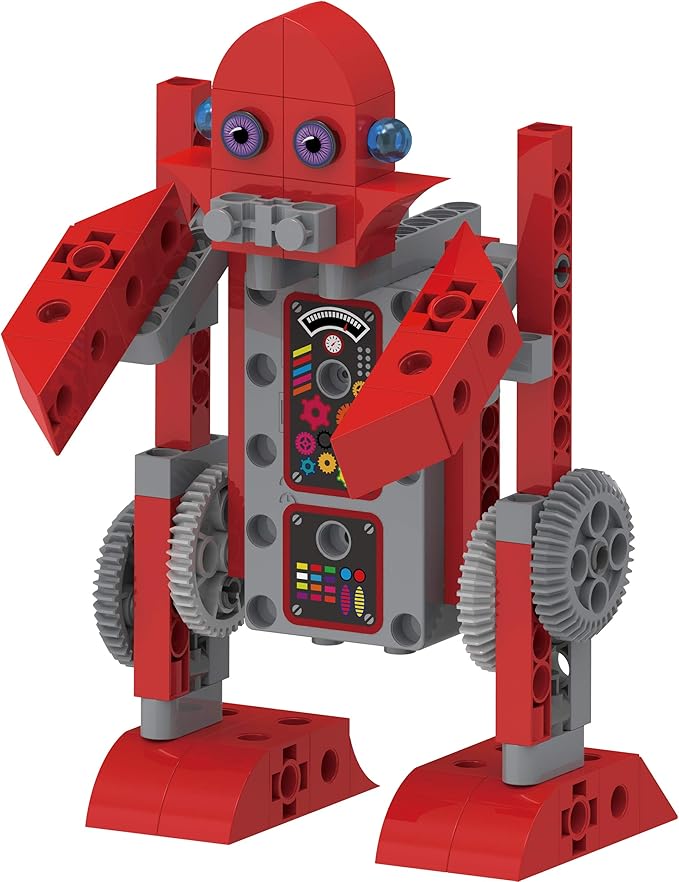 Thames & Kosmos Kids First Robot Factory: Wacky, Misfit, Rogue Robots STEM Experiment Kit | Hands-on Model Building for Young Engineers | Build 8 Motorized Robots | Play & Learn with Storybook Manual