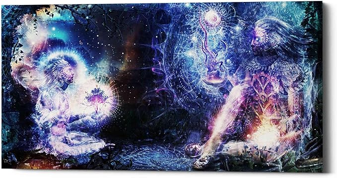 Epic Graffiti 'Shoulders and Giants' by Cameron Gray, Canvas Wall Art, 12"x24"