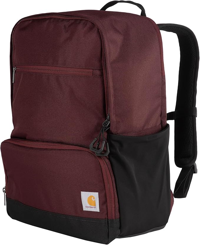 Carhartt Insulated Two Compartment Cooler, Durable Water Repellent Material W/Front Zippered Pocket for Camping, Beach & Travel