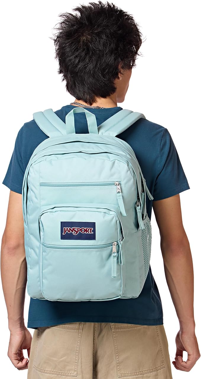 JanSport Laptop Backpack - Computer Bag with 2 Compartments, Ergonomic Shoulder Straps, 15” Laptop Sleeve, Haul Handle - Faded Sage