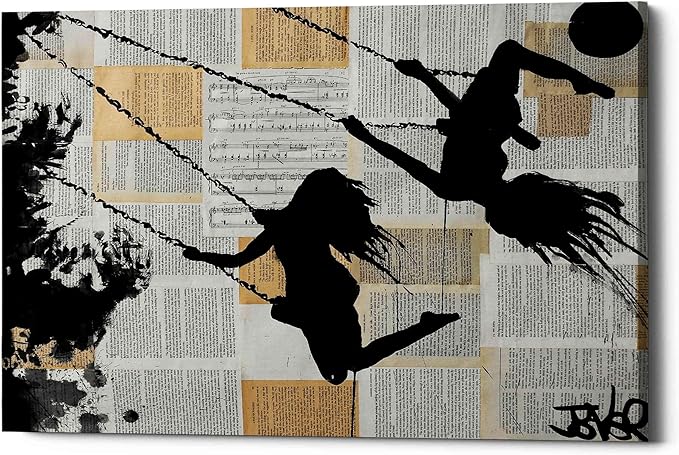 Epic Graffiti 'Summer' by Loui Jover, Canvas Wall Art, 54"x40"