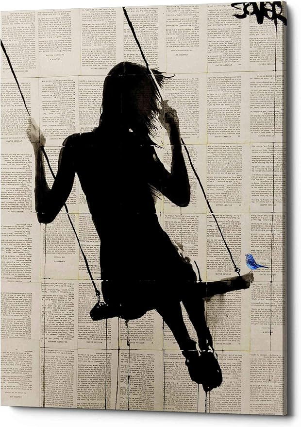 Epic Graffiti 'The Freedom of Sometimes' by Loui Jover, Canvas Wall Art, 26" x34'