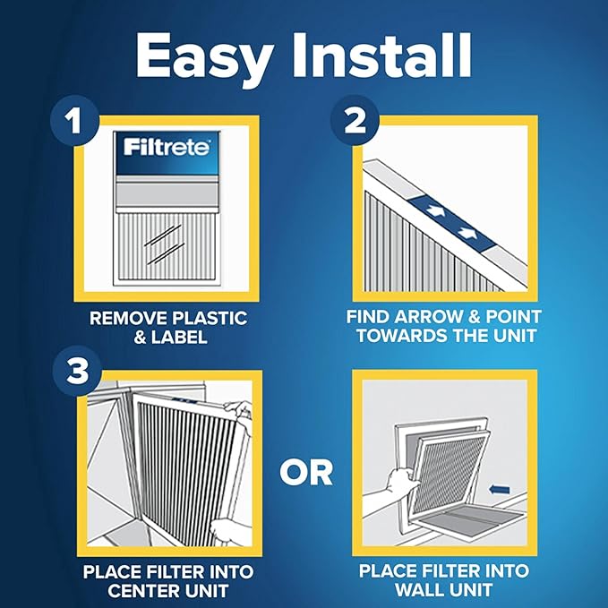 Filtrete 14x20x1 AC Furnace SMART Air Filter, MERV 12, MPR 1500, Track Filter Life With Bluetooth Enabled Sensor, CERTIFIED asthma & allergy friendly, 2-Pack (Actual Size 13.84x19.84x1.1 in)