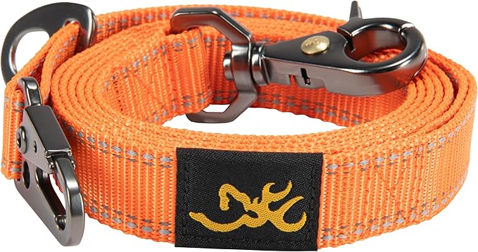 Browning Classic Dog Leash, Safety Orange, 6ft x 1in