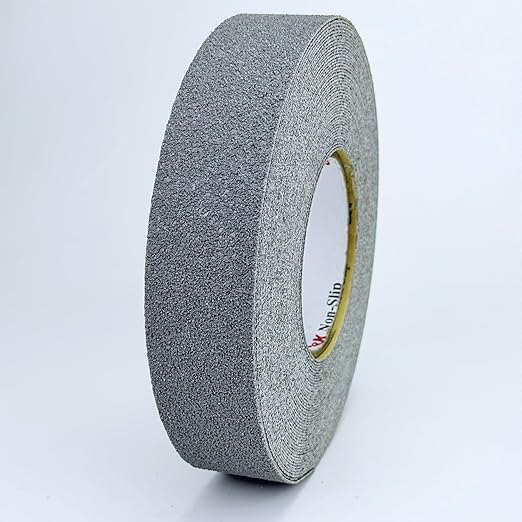 S&X Gray Anti Slip Tape 1 1/2 Inch x 60 FT Roll, Ultimate Non-Slip Skid Grip Tape for Outdoor Stair Treads, Wooden Steps & Exterior Grips, Grit 60, Waterproof, Extra-Durable