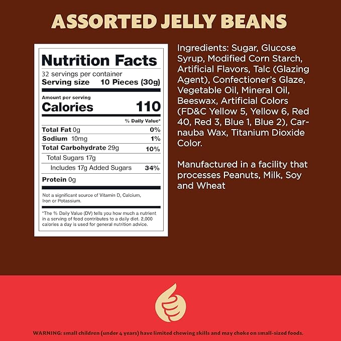 Jelly Beans | 2-Pound Bag | Assorted Flavors | Classic Candy Favorites