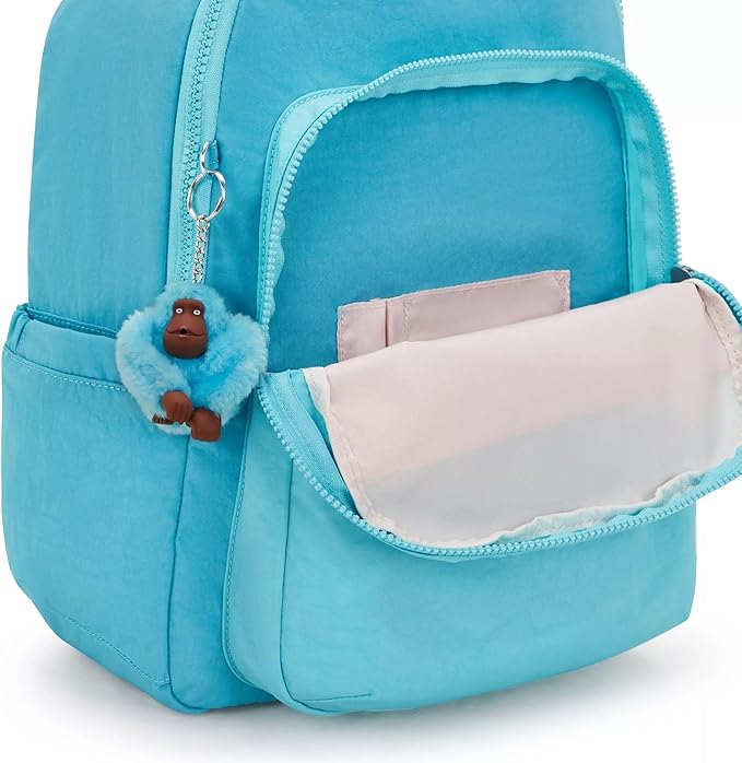 Kipling Women's Seoul 15" Laptop Backpack, Durable, Roomy with Padded Shoulder Straps, Built-In Protective Sleeve
