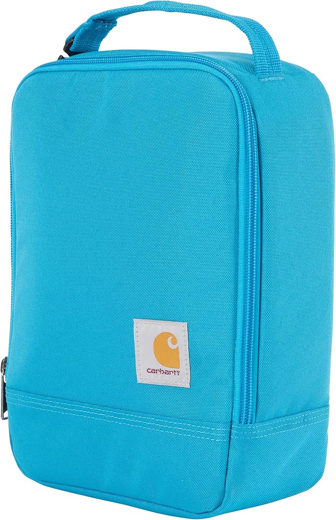 Carhartt Insulated Lunch Cooler For Men and Women, Fully Insulated Lunch Pale for Everyday Use, Atomic Blue