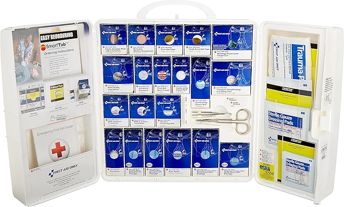 First Aid Only Food Service Industry Cabinet with No Medications-Plastic, Fao Managed Refills, 6.19 Pound