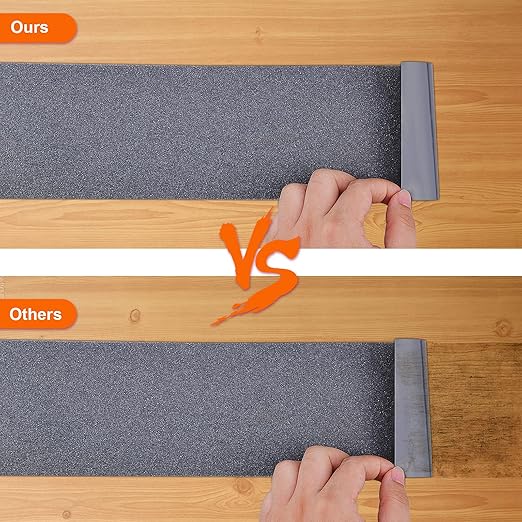 Qingluan Non-Slip Carpet Stair Treads, 10 Count, 32" x 4", Non-Skid Self Adhesive Tape for Indoor & Outdoor Steps, Staircases, Safety for Kids, Elders and Pets