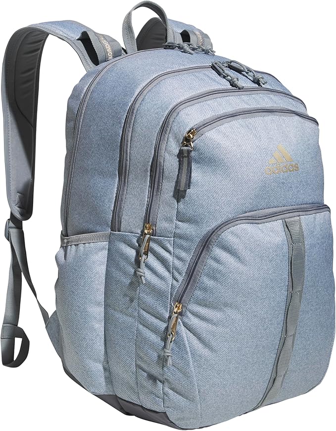 adidas Prime Backpack for Work, Travel Bag for Women and Men with Padded Compartment for Laptop