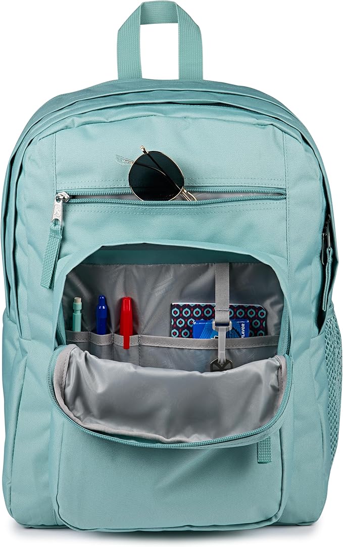 JanSport Laptop Backpack - Computer Bag with 2 Compartments, Ergonomic Shoulder Straps, 15” Laptop Sleeve, Haul Handle - Faded Sage