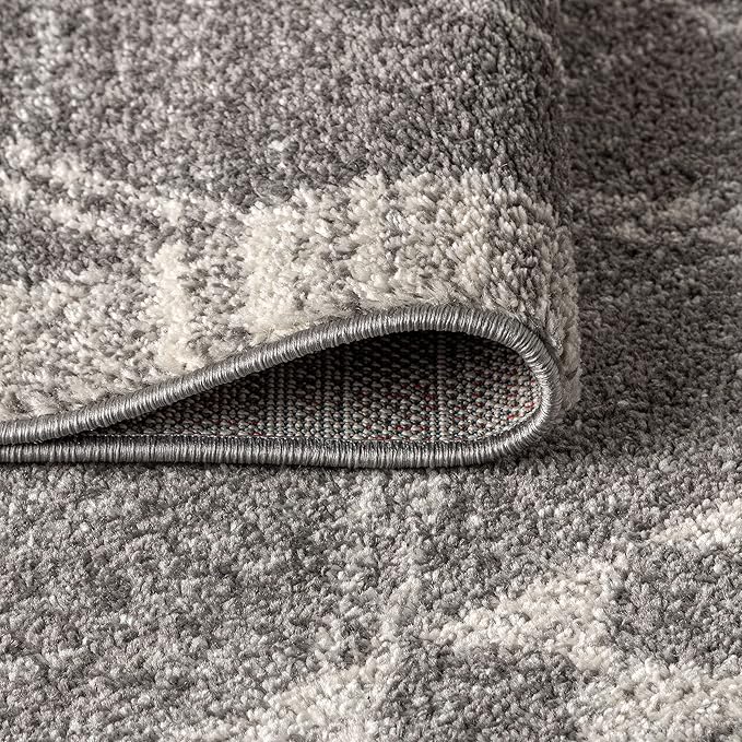 JONATHAN Y Amir Moroccan Beni Souk Gray/Cream Indoor Area Rug, 9x12, Bohemian, Scandinavian, Easy-Cleaning for Living Room, Bedroom, Kitchen, Pet Friendly, Non-Shedding (MOH200C-9)