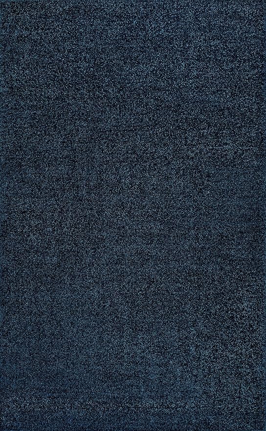 JONATHAN Y Haze Solid Low-Pile Navy Indoor Area Rug 3x5, Coastal,Bohemian,Minimalist,Classic, Easy-Cleaning for Living Room,Bedroom,Kitchen,Pet Friendly,Non-Shedding (SEU100C-3)